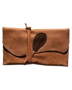 Naturleder Dokumententasche hellbraun - 20cm x 12cm